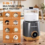8-in-1 Milk Frother & Steamer – 20 oz, Hot & Cold Foam, 550W