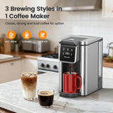 Horavie Single-Serve Coffee Maker with 50 oz Reservoir – K-Cup & Ground, 6–14 oz