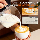 8-in-1 Milk Frother & Steamer – 20 oz, Hot & Cold Foam, 550W