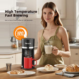 Horavie Mini Single-Serve Coffee Maker – K-Cup & Ground, 6–12 oz, Fast Brew